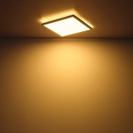 LED Deckenleuchte Slim300 Up&Down weiß 18W eckig 300x300mm warmweiß - Beleuchtung