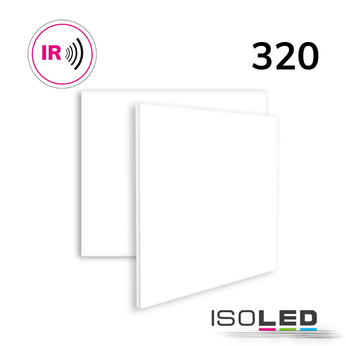 Infrarot-Panel PREMIUM Professional 320 612x612mm 305W - Beleuchtung