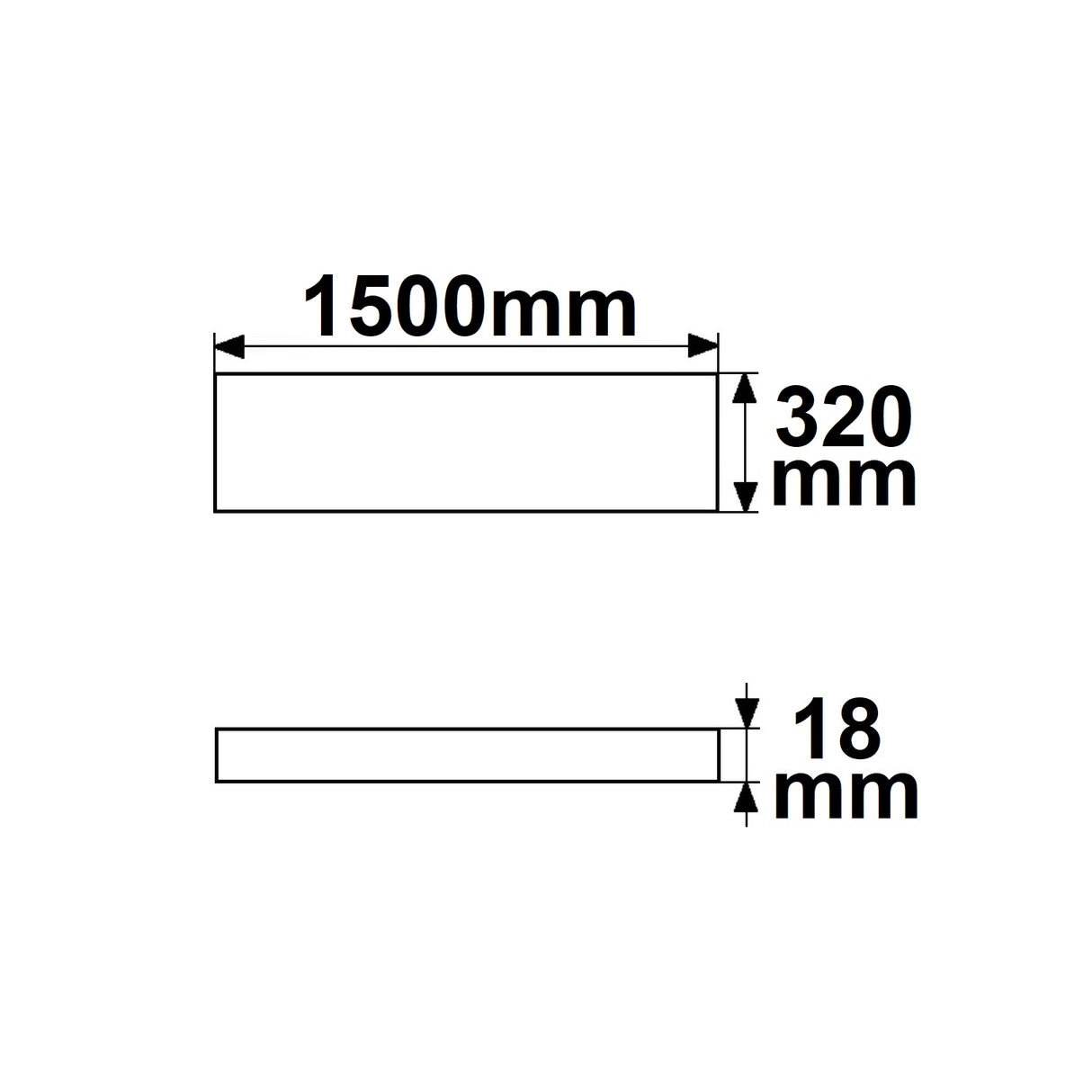 Infrarot-Panel PREMIUM Professional 400 320x1500mm 380W - Beleuchtung
