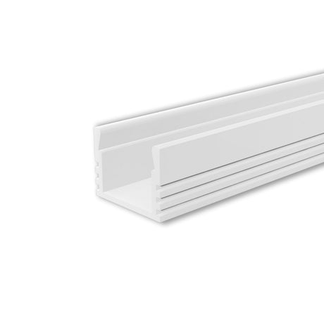 LED Montageprofil MAXI-AB V2, weiß RAL9010 L: 200cm