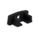 Endkappe EC224 für Profil MINI-AB V2 schwarz, mit Kabeldurchführung, 1 STK