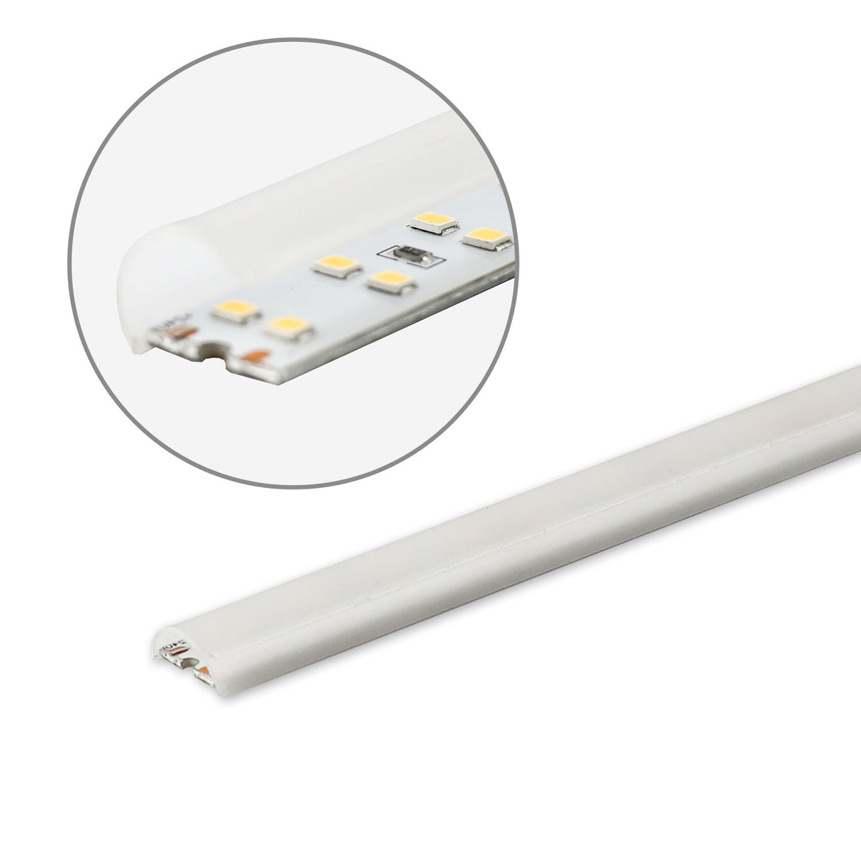 Abdeckung COVER69 opal/satiniert 85cm für T5/T8 Umrüstplatine