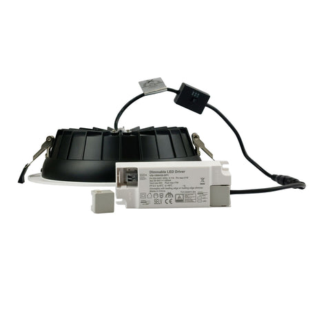LED Downlight Reflektor 9W 60° 150lm/W UGR<19 ColorSwitch 3000|4000|6000K dimmbar - Beleuchtung