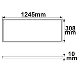 LED Panel Professional Line 308x1245mm UGR<19 4H/8H 36W RAL 9016 neutralweiß Push/DALI dimmbar - Beleuchtung