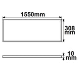 LED Panel Professional Line 308x1550mm UGR<19 4H/8H 36W RAL 9016 neutralweiß Push/DALI dimmbar - Beleuchtung