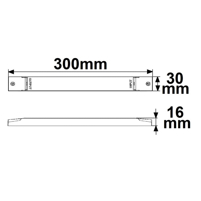 LED PWM-Trafo 24V/DC 0-30W ultraslim Push/DALI-2 dimmbar SELV - Beleuchtung
