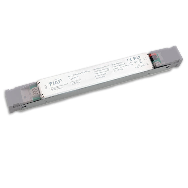 LED PWM-Trafo 24V/DC 0-60W ultraslim Push/DALI-2 dimmbar SELV - Beleuchtung
