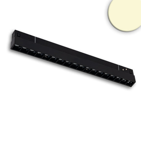 Track48 Leuchte 32cm schwarz 18W 36° UGR<19 48V DC 3000K,CRI90 Line + - Beleuchtung