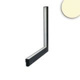 Track48 Eckleuchte vertikal schwarz 20W 120° 48V DC 3000K,CRI90 Line + - Beleuchtung