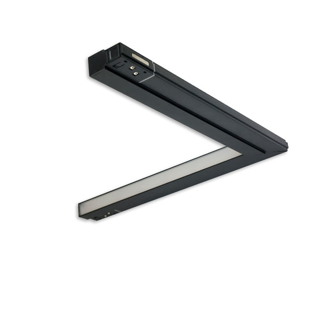 Track48 Eckleuchte vertikal schwarz 20W 120° 48V DC 3000K,CRI90 Line + - Beleuchtung