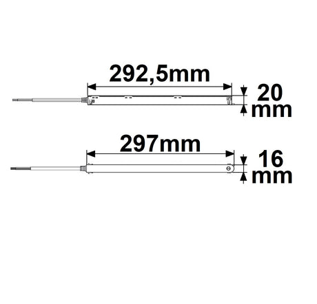 Track48 Inline-Trafo flat schwarz 100W 48V DC - Beleuchtung