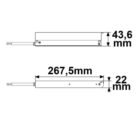 Track48 Inline-Trafo schwarz 150W 48V DC - Beleuchtung
