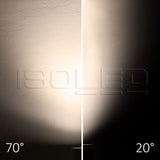 3-Phasen Schienen-Strahler fokussierbar 42W 20°-70° schwarz matt 3000K CRI92 DALI dimmbar - Beleuchtung