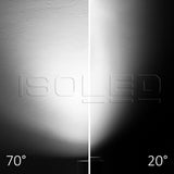 3-Phasen Schienen-Strahler fokussierbar 42W 20°-70° weiß matt 4000K CRI92 dimmbar - Beleuchtung