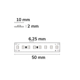 LED HEQ930 Flexband High Bright 48V DC 17W IP20 3000K 140lm/W 160 LED/m 10m Rolle - Beleuchtung