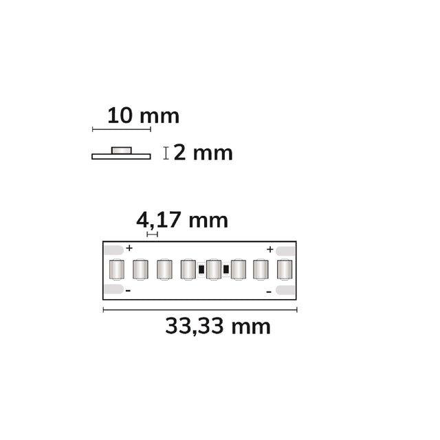 LED HEQ930 Flexband High Bright 48V DC 22W IP20 3000K 140lm/W 5m Rolle 240 LED/m - Beleuchtung