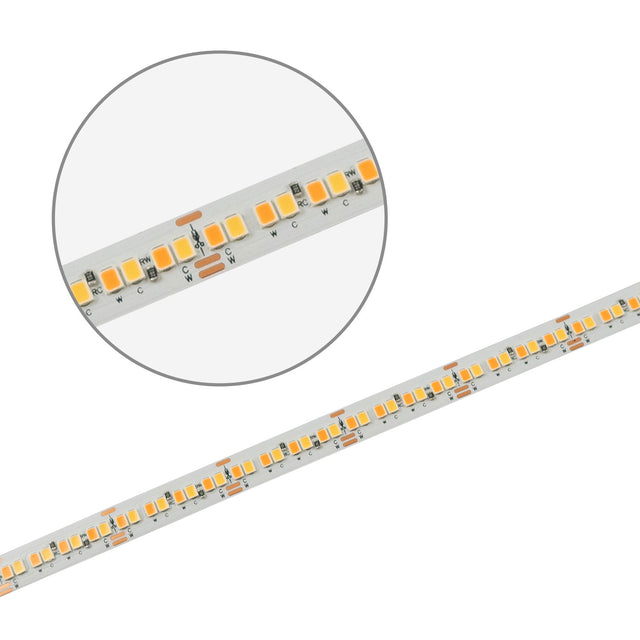 LED HEQ918/940 Linear CCT Flexband 48V DC 6W ww + 6W nw IP20 130 lm/W 5m Rolle 256 LED/m - Beleuchtung