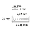 LED HEQ918/940 Linear CCT Flexband 48V DC 6W ww + 6W nw IP20 130 lm/W 5m Rolle 256 LED/m - Beleuchtung