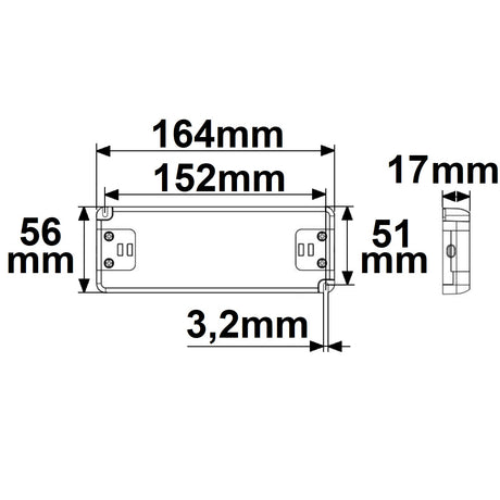 LED Trafo 48V/DC 0-100W ultraflach SELV - Beleuchtung