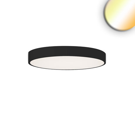 LED Deckenleuchte UGR<19 2H schwarz 20W|30W IP42 DN400 ColorSwitch 2700|3000|4000K dimmbar - Beleuchtung