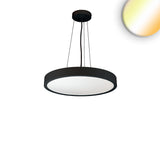 LED Hängeleuchte UGR<19 2H schwarz 20W|30W IP42 DN400 2700|3000|4000K dimmbar exkl. Kabel - Beleuchtung