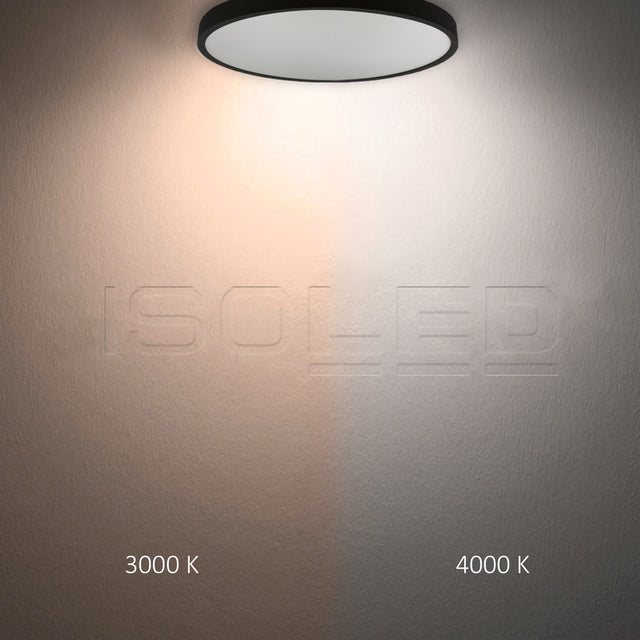 LED Hängeleuchte UGR<19 2H schwarz 20W|30W IP42 DN400 2700|3000|4000K dimmbar exkl. Kabel - Beleuchtung