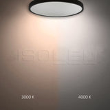 LED Hängeleuchte UGR<19 2H schwarz 40W|50W IP42 DN600 2700|3000|4000K dimmbar exkl. Kabel - Beleuchtung