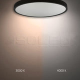 LED Hängeleuchte UGR<19 2H schwarz 60W|70W IP42 DN800 2700|3000|4000K dimmbar exkl. Kabel - Beleuchtung