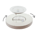 LED Hängeleuchte UGR<19 2H weiß 20W|30W IP42 DN400 2700|3000|4000K dimmbar exkl. Kabel - Beleuchtung