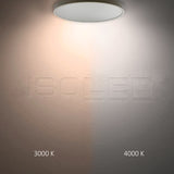 LED Hängeleuchte UGR<19 2H weiß 20W|30W IP42 DN400 2700|3000|4000K dimmbar exkl. Kabel - Beleuchtung