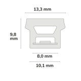 LED NEON930 Flexband B13H10 für Fliesenprofile 24V DC 6W 300cm IP67 3000K 140 LED/m - Beleuchtung