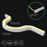 LED NeonPRO935 Custom Flexband B08H12 24V DC 12W IP67 3500K 5m Rolle 140 LED/m inkl. Clips - Beleuchtung