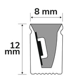 LED NeonPRO935 Custom Flexband B08H12 24V DC 12W IP67 3500K 5m Rolle 140 LED/m inkl. Clips - Beleuchtung
