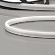 Trennstelle: 50mm mit je 7 SMD | Pitch (Lichtpunkt Mitte-Mitte): 7,14mm | 1 Einheit (Rolle) = 5m | max. Flexbandlänge pro Einspeisung: 5m | Längentoleranz + Wärmeausdehnung: 1% | kein Kühlprofil erforderlich | ohne Klebeband! | Silikon Verguss | BESONDERHEIT: 30cm 2-pol. Mantelleitung beidseitig, weiß, Anschluß stirnseitig, mit Mini Amp Male-Stecker L814 | HINWEIS: in der Breite und Höhe bündige Endkappen, horizontal biegbar (Biegeradius min. 60mm)