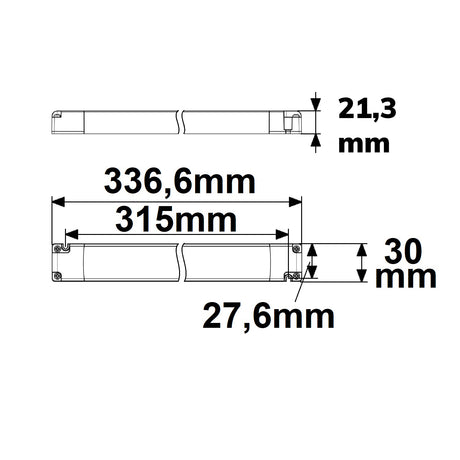 LED CCT PWM-Trafo 24V/DC 0-100W 2 Kanal ultraslim Push/DALI-2 DT8 dimmbar SELV - Beleuchtung