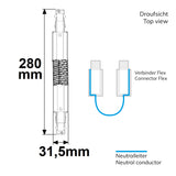 3-Phasen DALI Flex-Verbinder schwarz - Beleuchtung
