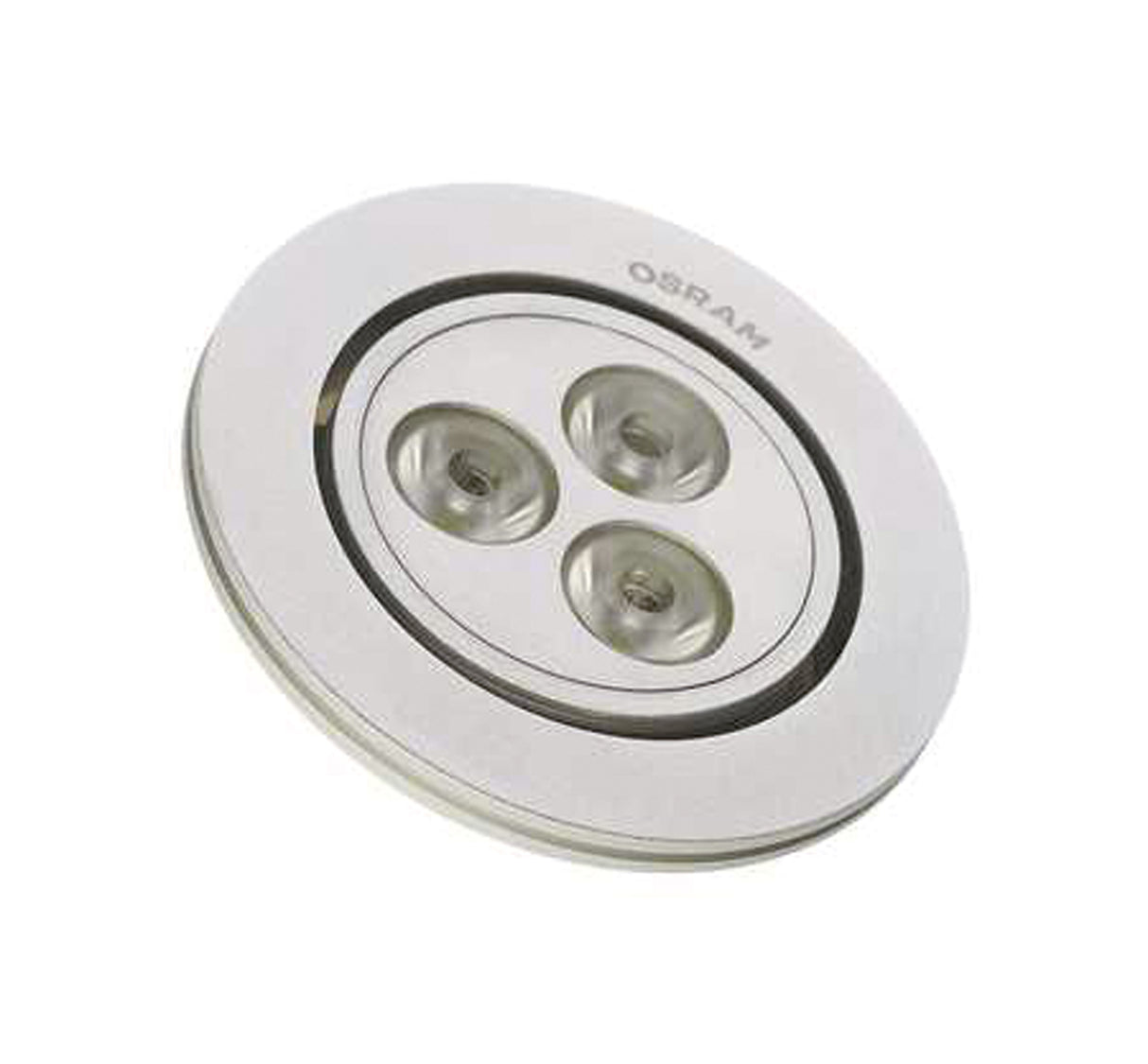 OSRAM LED-Deckeneinbauleuchte 3,6W 3000K DP VARIOKIT 12° 3x3,6W 830 alu alu Konv