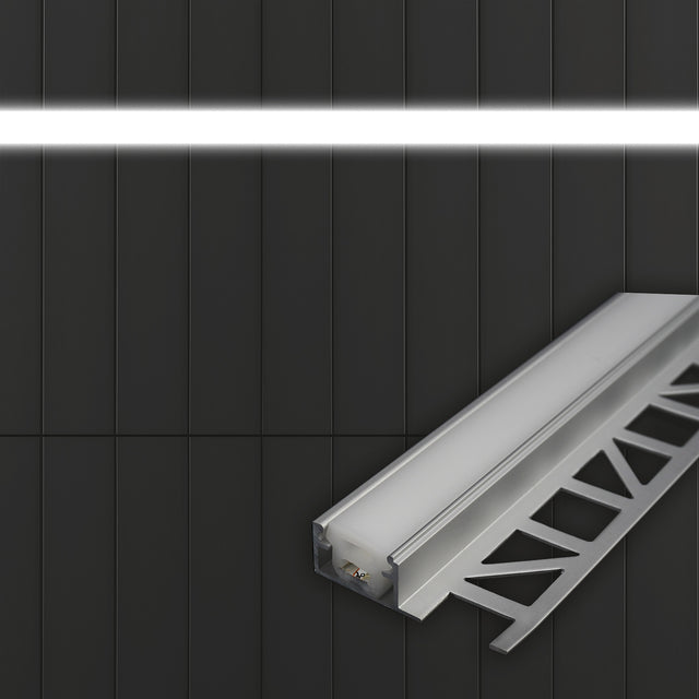LED NeonPRO919/950 CCT Custom Flexband B13H10 f. Fliesenp. 24V DC 6W|6W 300cm IP67 240 LED/m - Beleuchtung
