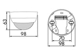 Präsenzmelder AP 360°                             110-240V rws glz IP20