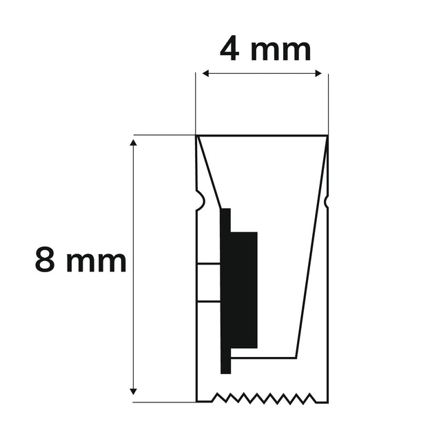 LED NeonPRO930 Custom Flexband B04H08 24V DC 10W IP67 3000K 5m Rolle 180 LED/m inkl. Clips - Beleuchtung