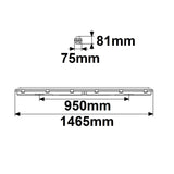 LED Wannenleuchte SL 120cm IP66 PowerSwitch 24-40W 140lm/W 4000K DALI dimmbar - Beleuchtung