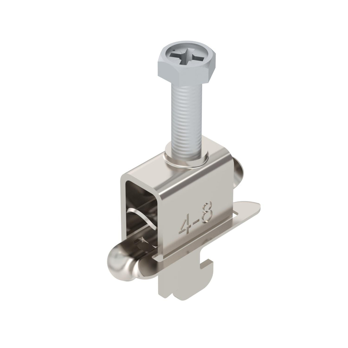 BETTERMANN Bügelschelle 4-8mm 1f VA W=VA BS-SAS-M-8 A2 Profilschiene hfr