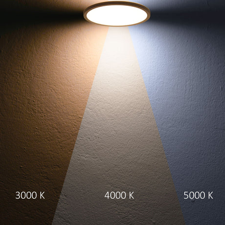 LED Deckenleuchte Slim300 PRO 18W weiß rund IP44 DN300 3000|4000|5000K Up&Down - Beleuchtung