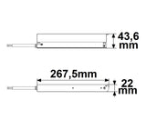 Track48 Inline-Trafo weiß 150W 48V DC - Beleuchtung