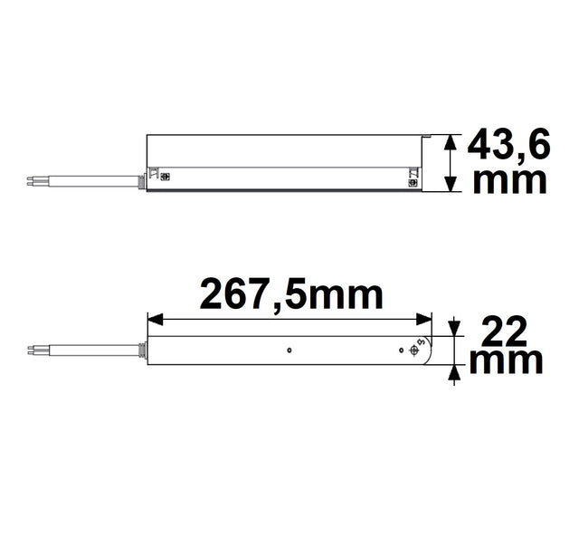 Track48 Inline-Trafo weiß 150W 48V DC - Beleuchtung