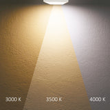 3-PH Linearleuchte prismatisch 120cm 40W schwarz 3000|3500|4000K CRI90 DALI dim - Beleuchtung