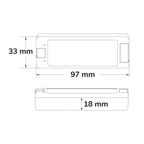 Sys-Pro Push/Funk Soft-On/Soft-Off PWM-Dimmer 1 Kanal 12-48V DC 8A - Beleuchtung