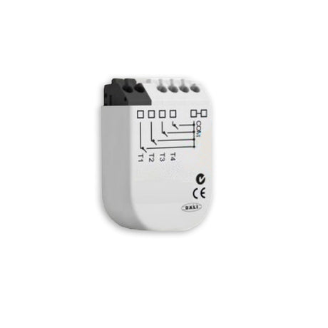 DALI Funktransmitter zur Initiierung von 4 Wirkbereichen am DALI Bus via 4 Push-Taster Batt.Betrieb - Beleuchtung