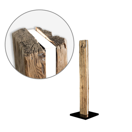 LED WÜDSCHNAU HOIZ Altholz Stehleuchte 140cm - Beleuchtung