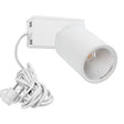 LED Strahler mit Montagebügel und Schukostecker 40W 36° schwenkbar weiß matt 3000K CRI>90 - Beleuchtung